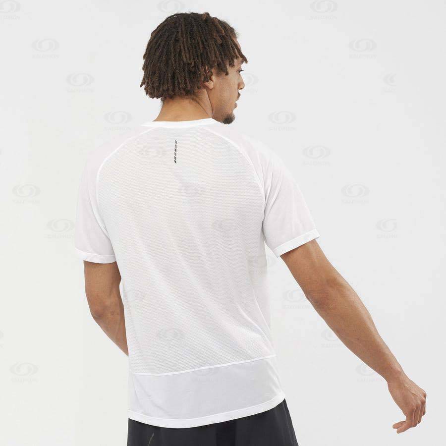 Pánské Tričko Salomon PROMO CROSS REBEL Bílé | CZ-N2149