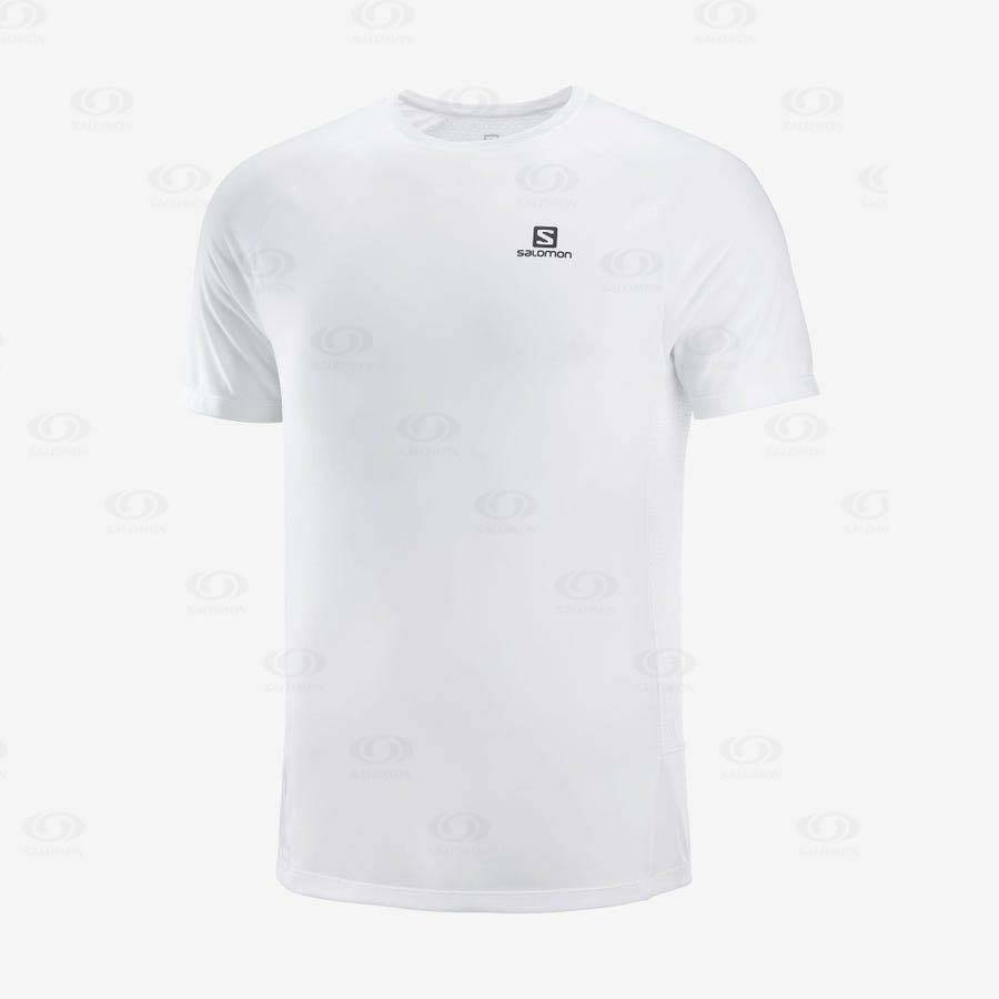 Pánské Tričko Salomon PROMO CROSS REBEL Bílé | CZ-N2149