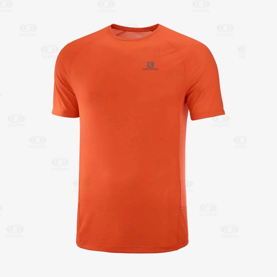Pánské Tričko Salomon PROMO CROSS REBEL Oranžové | CZ-S1926