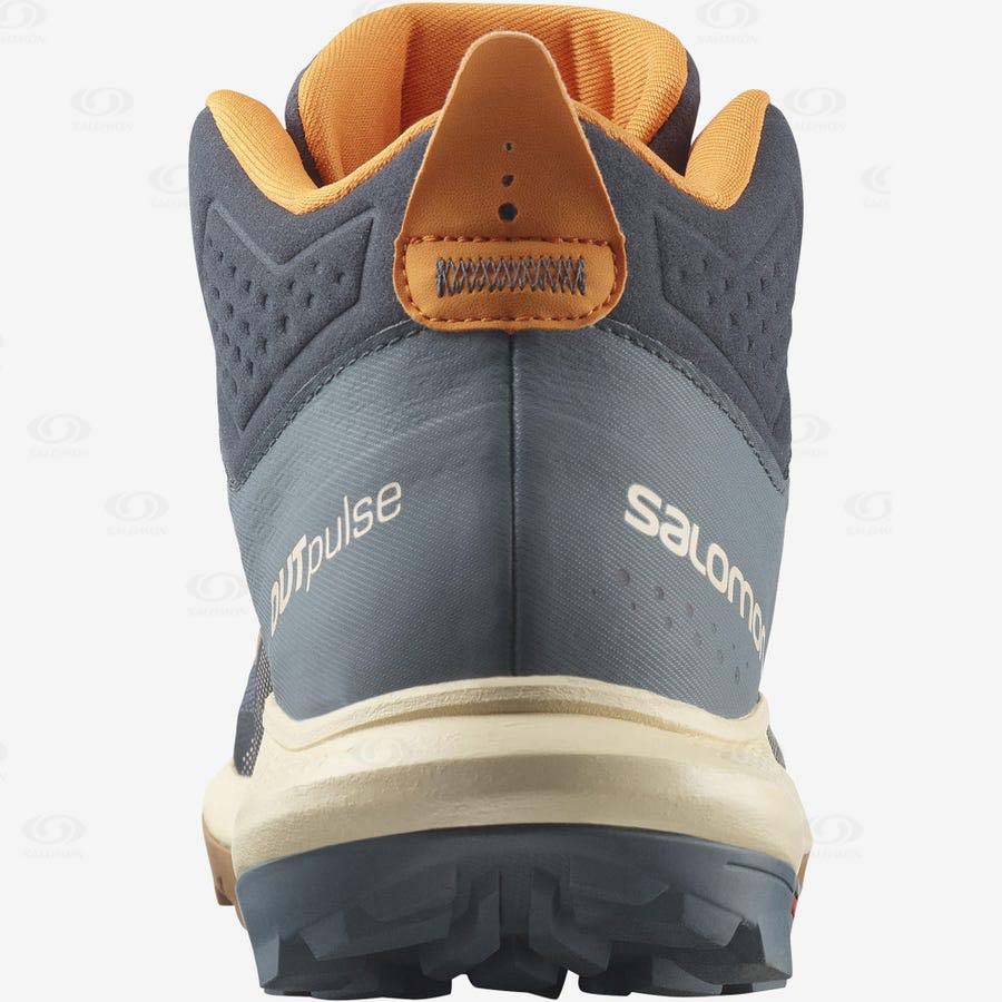 Pánské Turistické Boty Salomon OUTPULSE MID GORE-TEX Šedé | CZ-O2363