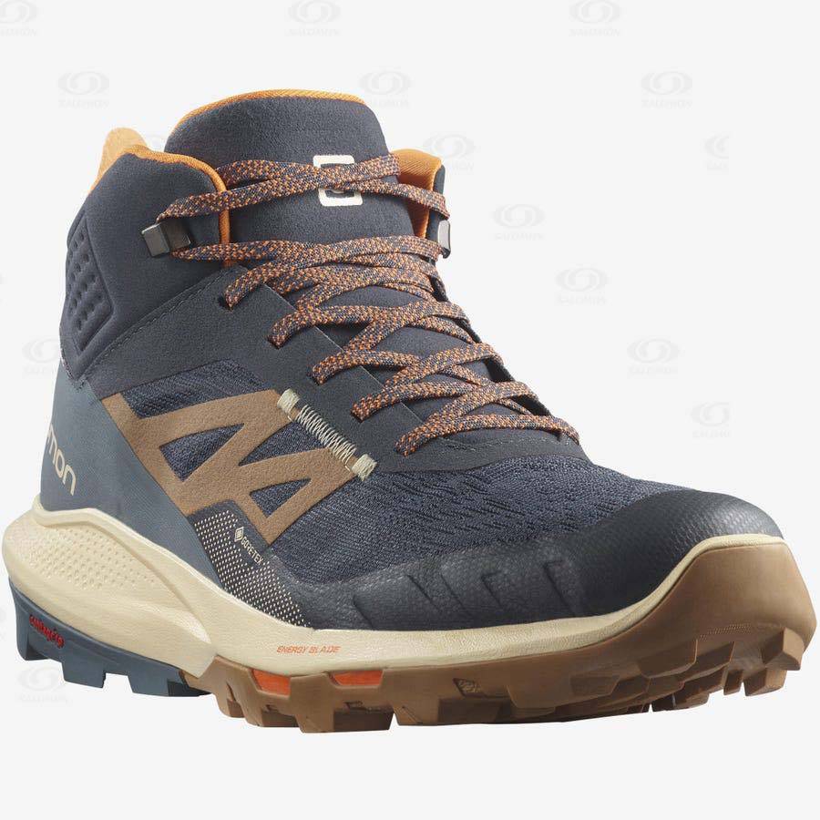 Pánské Turistické Boty Salomon OUTPULSE MID GORE-TEX Šedé | CZ-O2363