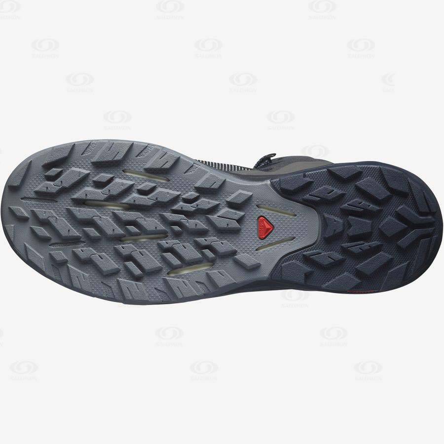 Pánské Turistické Boty Salomon OUTPULSE MID GORE-TEX Černé | CZ-W1730