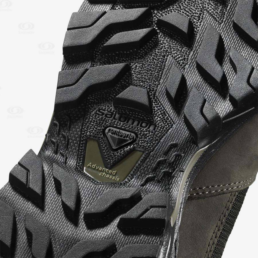 Pánské Turistické Boty Salomon OUTWARD GORE-TEX Černé Olivy Zelené | CZ-W1860