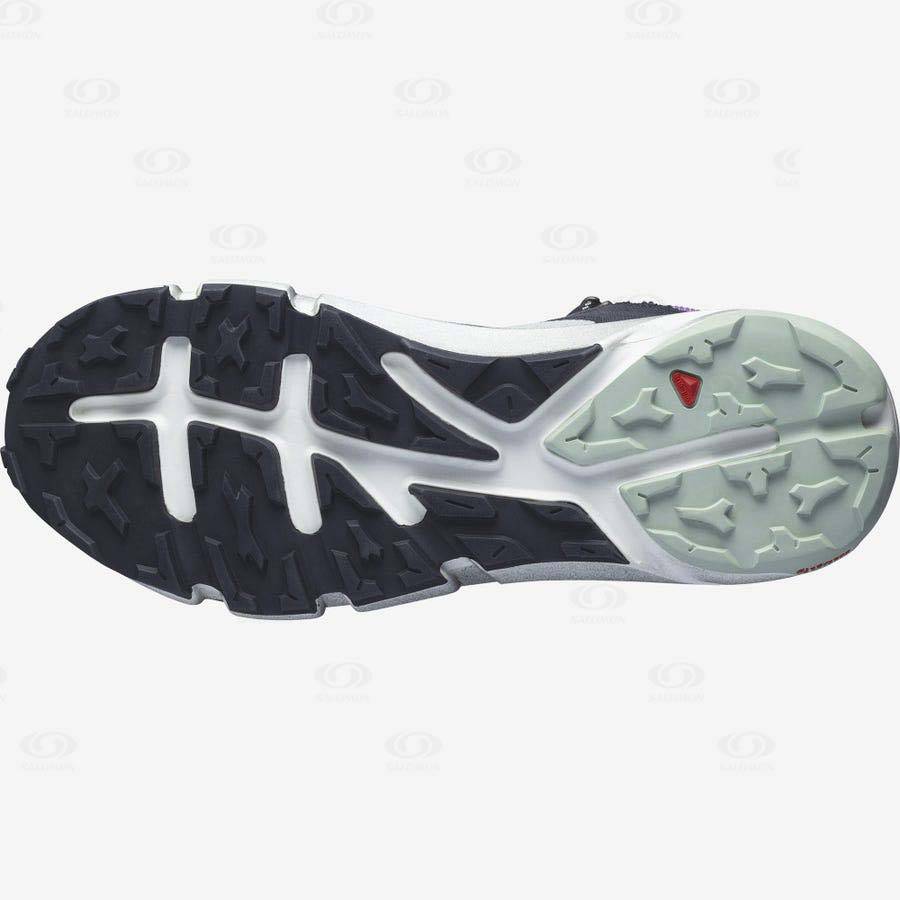 Pánské Turistické Boty Salomon PREDICT HIKE MID GORE-TEX Mátově Zelená Fialové | CZ-A2207