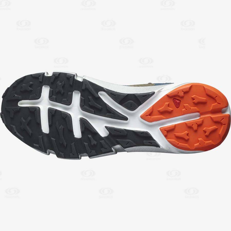 Pánské Turistické Boty Salomon PREDICT HIKE MID GORE-TEX Tmavě Zelene Olivy Zelené | CZ-N2072