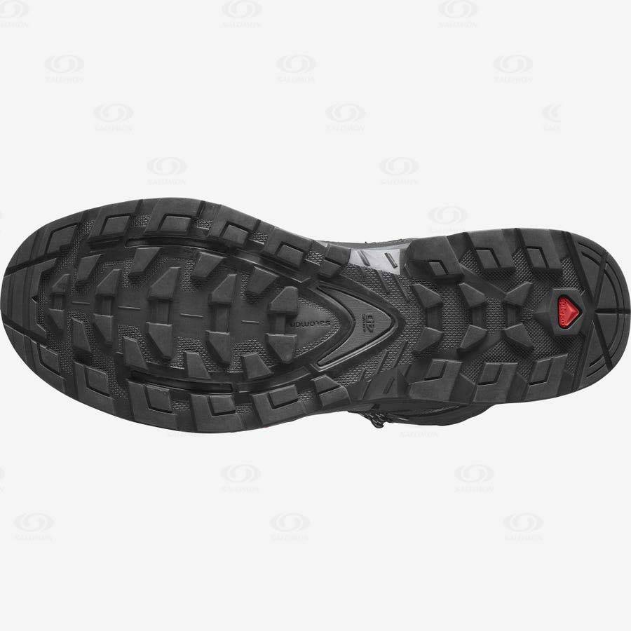 Pánské Turistické Boty Salomon QUEST 4 GORE-TEX Šedé Černé | CZ-L1711
