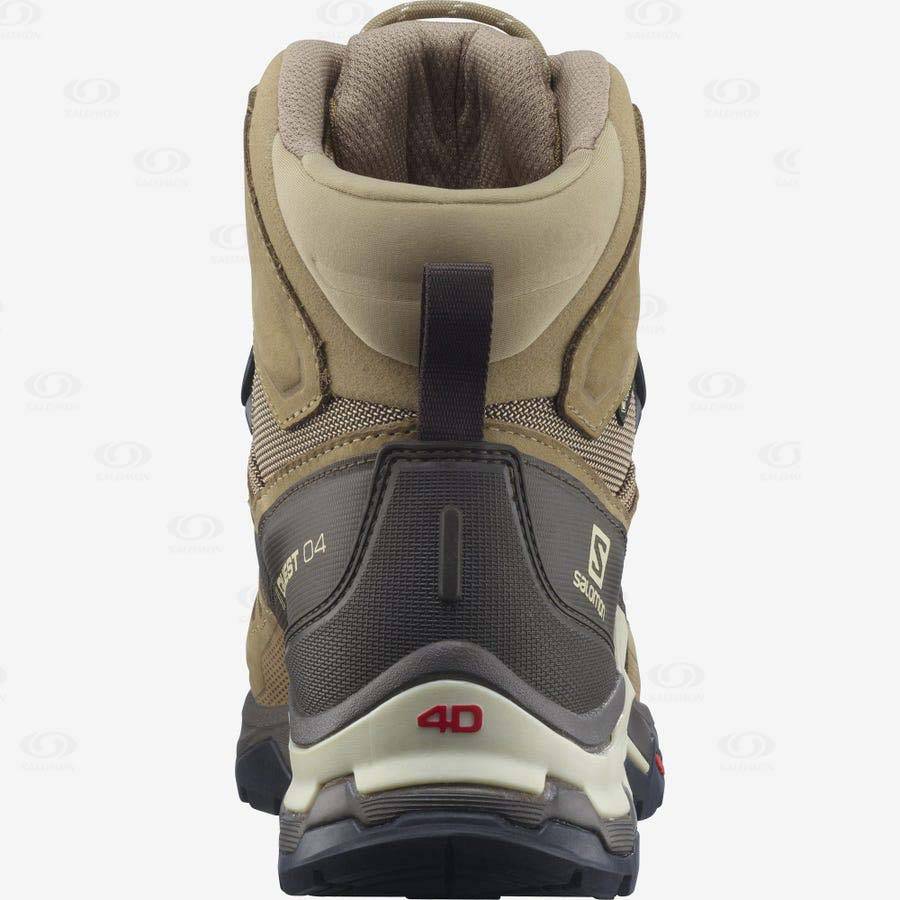 Pánské Turistické Boty Salomon QUEST 4 GORE-TEX Hnědé | CZ-S2437