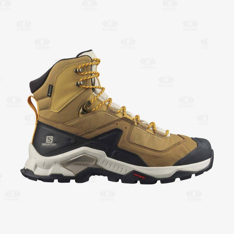 Pánské Turistické Boty Salomon QUEST ELEMENT GORE-TEX Žluté | CZ-N2058