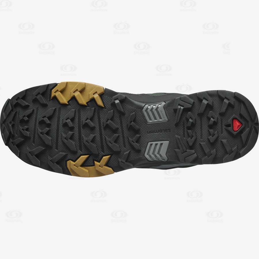 Pánské Turistické Boty Salomon X ULTRA 4 MID GORE-TEX Zelene Černé | CZ-O1119
