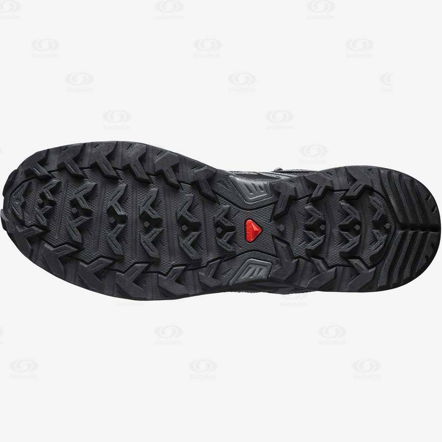 Pánské Turistické Boty Salomon X ULTRA PIONEER MID CLIMASALOMON™ WATERPROOF Šedé Černé | CZ-N2233