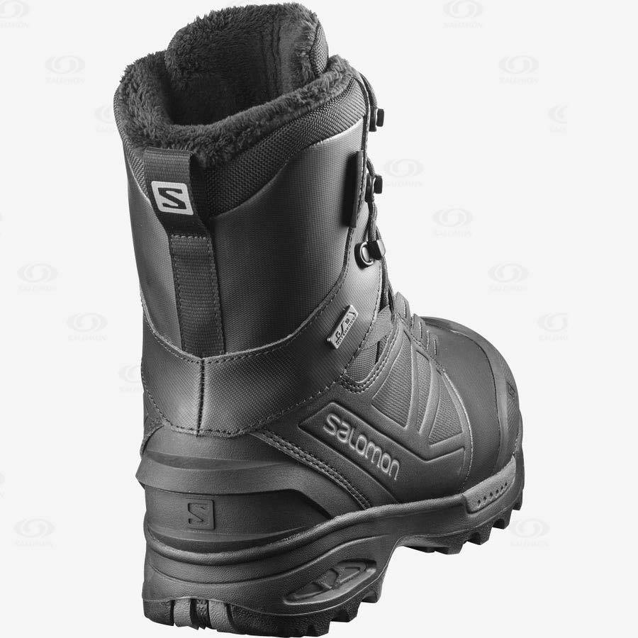 Pánské Zimní Boty Salomon TOUNDRA PRO CLIMASALOMON™ WATERPROOF Černé | CZ-S2339
