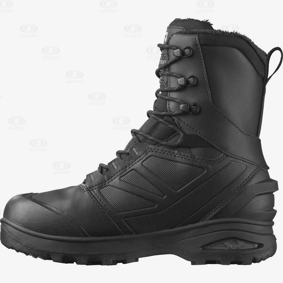 Pánské Zimní Boty Salomon TOUNDRA PRO CLIMASALOMON™ WATERPROOF Černé | CZ-S2339