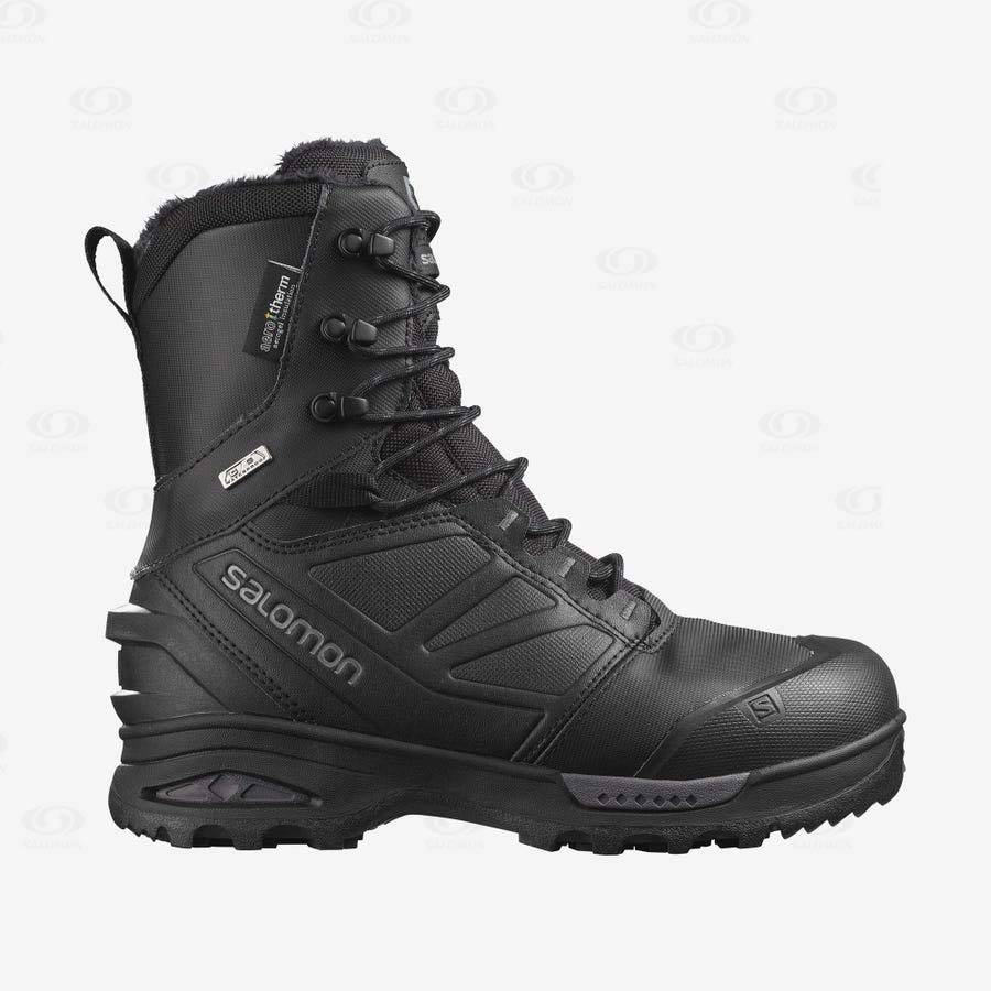 Pánské Zimní Boty Salomon TOUNDRA PRO CLIMASALOMON™ WATERPROOF Černé | CZ-S2339