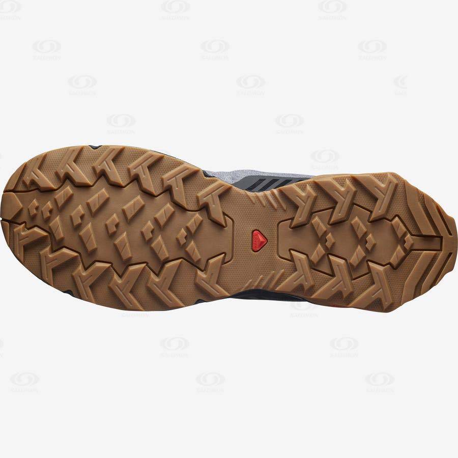 Pánské Zimní Boty Salomon X REVEAL CHUKKA CLIMASALOMON™ WATERPROOF Šedé | CZ-wO2517