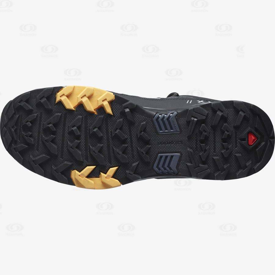 Pánské Zimní Boty Salomon X ULTRA 4 MID WINTER THINSULATE™ CLIMASALOMON™ WATERPROOF Černé Šedé | CZ-M1671