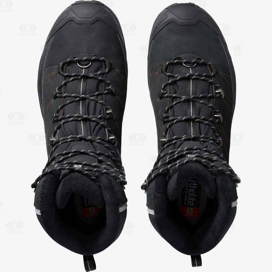 Pánské Zimní Boty Salomon X ULTRA WINTER CLIMASALOMON™ WATERPROOF 2 Černé | CZ-L1466