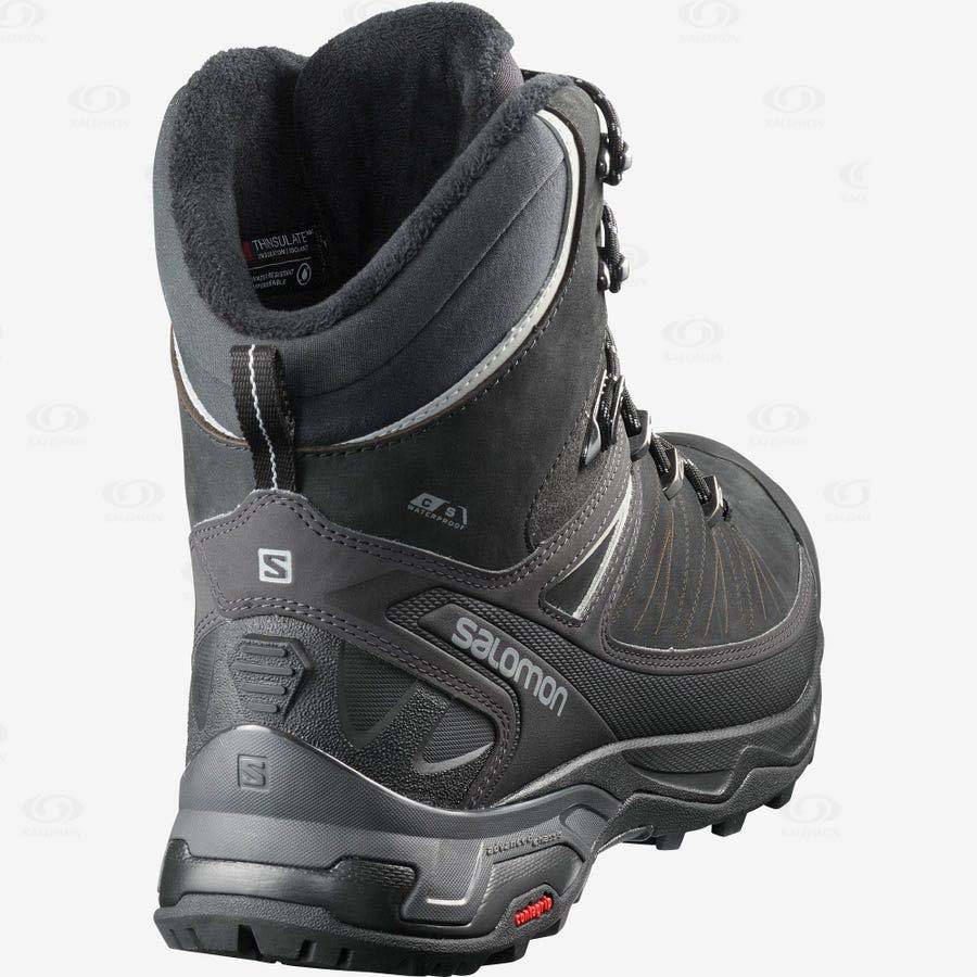 Pánské Zimní Boty Salomon X ULTRA WINTER CLIMASALOMON™ WATERPROOF 2 Černé | CZ-L1466