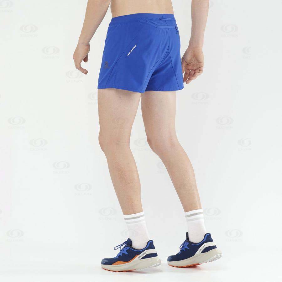 Pánské Šortky Salomon CROSS 3'' Blankyt | CZ-O2601