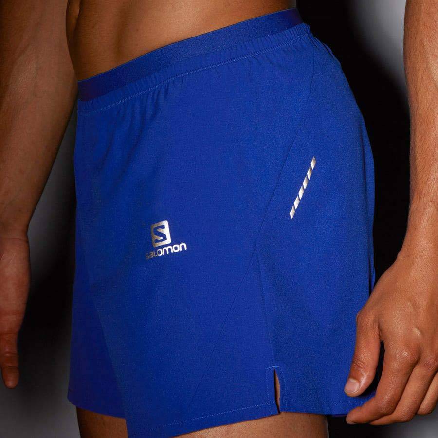 Pánské Šortky Salomon CROSS 5'' Blankyt | CZ-O1992