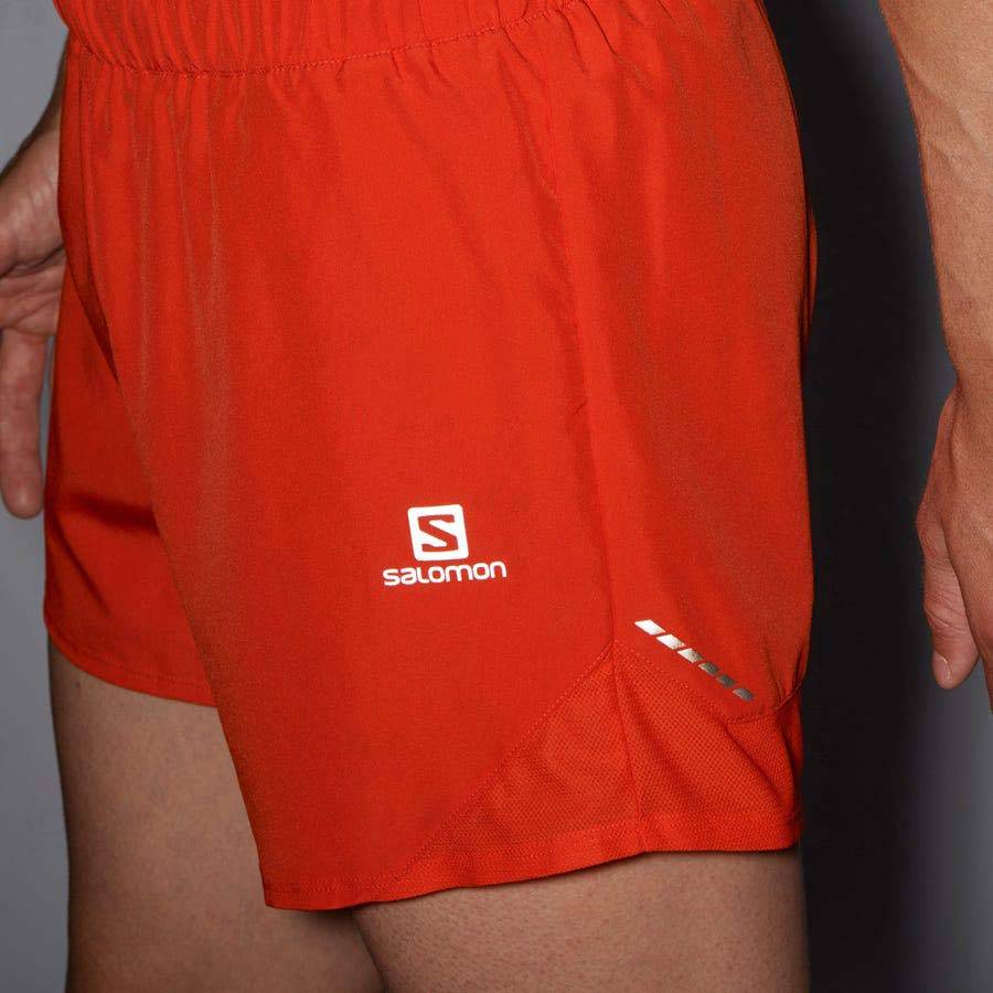 Pánské Šortky Salomon CROSS REBEL 5'' Oranžové | CZ-S1786