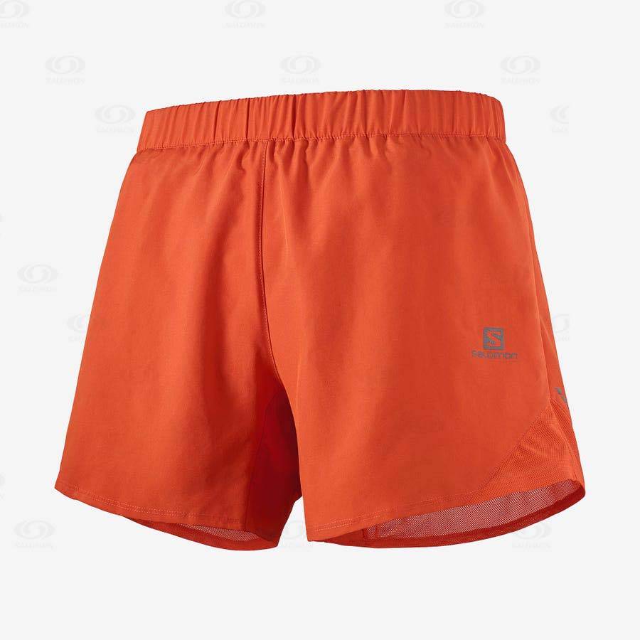 Pánské Šortky Salomon CROSS REBEL 5\'\' Oranžové | CZ-S1786