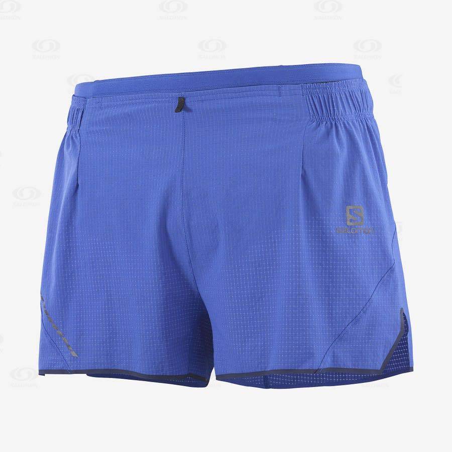 Pánské Šortky Salomon SENSE AERO 3\'\' Blankyt | CZ-O2253