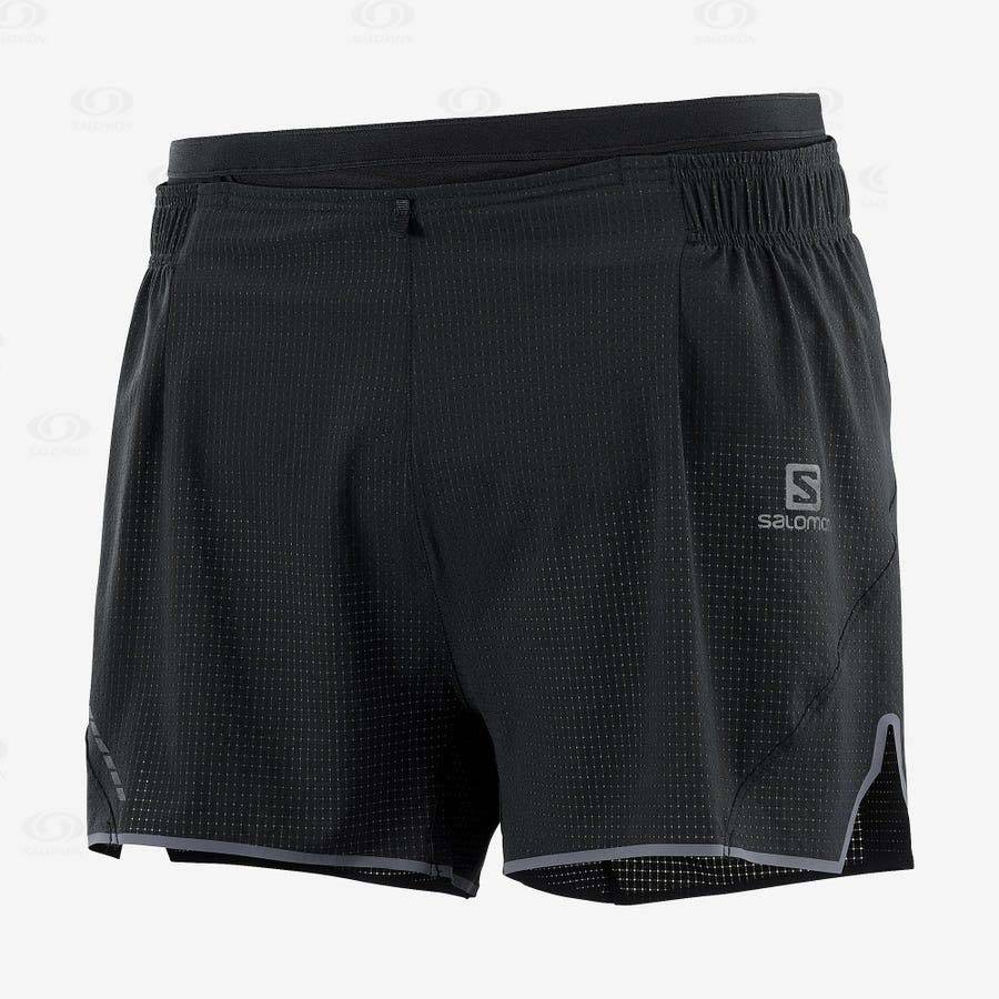 Pánské Šortky Salomon SENSE AERO 3\'\' Černé | CZ-L2054