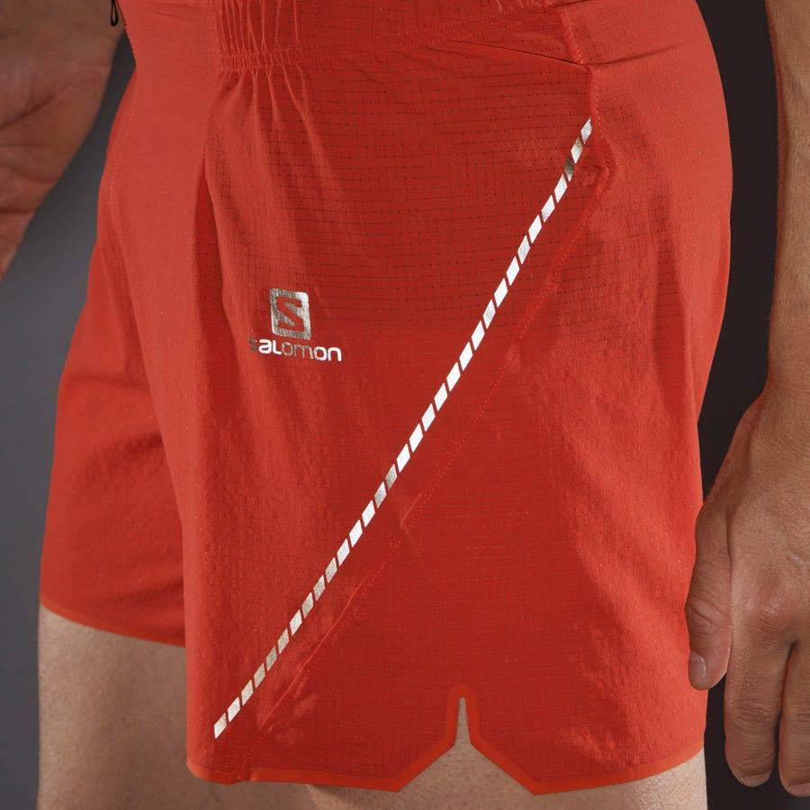 Pánské Šortky Salomon SENSE AERO 5'' Oranžové | CZ-L1494