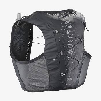 Dámské Běžecké Batohy Salomon NOCTURN ACTIVE SKIN 4 Černé | CZ-O1791