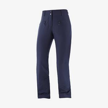 Dámské Lyžařské Kalhoty Salomon EDGE Blankyt | CZ-W3910