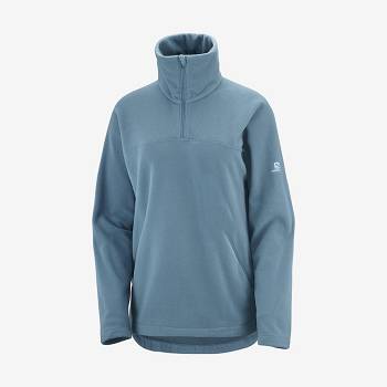 Dámské Mikiny S Kapucí Salomon ESSENTIAL COSY FLEECE Blankyt | CZ-M1083