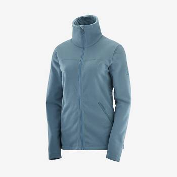 Dámské Mikiny S Kapucí Salomon ESSENTIAL COSY FLEECE Blankyt | CZ-O2118