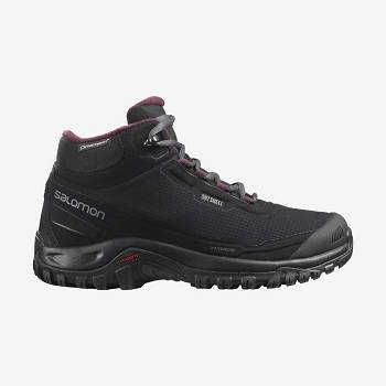 Dámské Nepromokavé Boty Salomon SHELTER CLIMASALOMON™ Černé | CZ-M1657