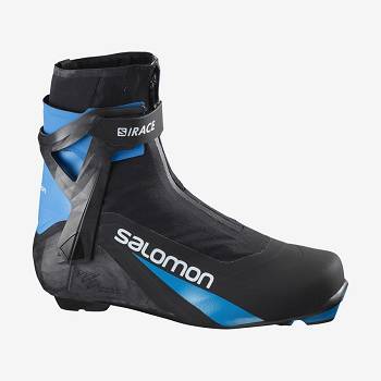 Dámské Nepromokavé Boty Salomon S/RACE CARBON SKATE PROLINK Černé Blankyt | CZ-L1704
