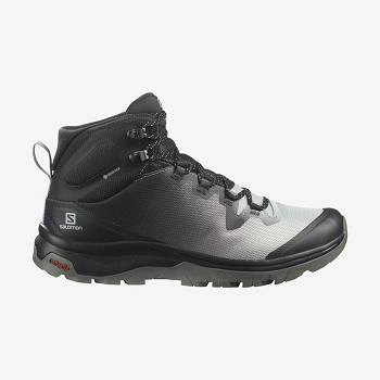 Dámské Nepromokavé Boty Salomon VAYA MID GORE-TEX Černé Bílé | CZ-O1343