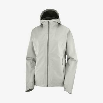 Dámské Softshellová Bunda Salomon Bundy OUTLINE GORE-TEX 2.5L Bílé | CZ-L1977