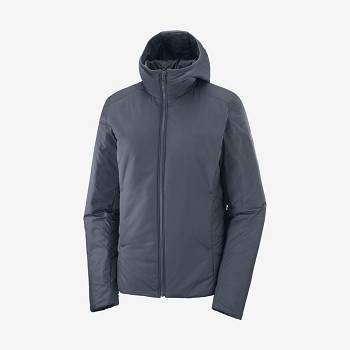 Dámské Softshellová Bunda Salomon Bundy OUTRACK INSULATED Tmavě Blankyt | CZ-L2488