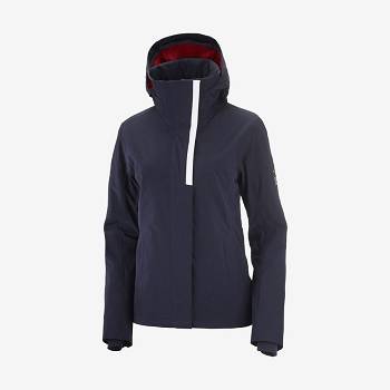 Dámské Softshellová Bunda Salomon Bundy SPEED Tmavě Blankyt | CZ-L2495