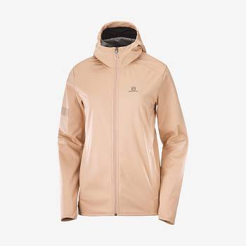 Dámské Softshellová Bunda Salomon Bundy GORE TEX INFINIUM™ WINDSTOPPER® Růžové | CZ-M1216