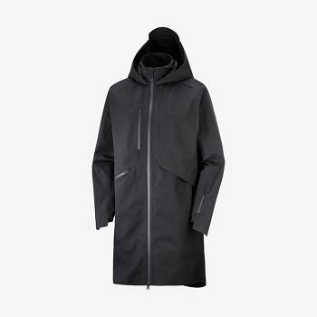 Dámské Softshellová Bunda Salomon Bundy OUTLIFE WP COMMUTER PARKA W Černé | CZ-O2512