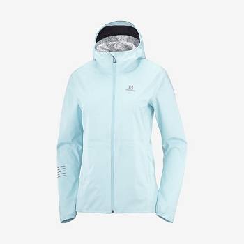 Dámské Softshellová Bunda Salomon Bundy BONATTI WATERPROOF Mátově Zelená | CZ-S1450