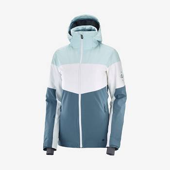 Dámské Softshellová Bunda Salomon Bundy SLALOM Blankyt | CZ-S1562