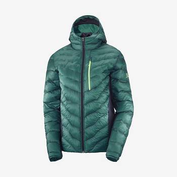 Dámské Softshellová Bunda Salomon Bundy OUTPEAK PRIMALOFT Zelene | CZ-S2017