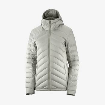 Dámské Softshellová Bunda Salomon Bundy ESSENTIAL XWARM DOWN Bílé | CZ-W1200