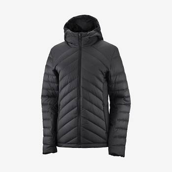 Dámské Softshellová Bunda Salomon Bundy ESSENTIAL XWARM DOWN Černé | CZ-W2230