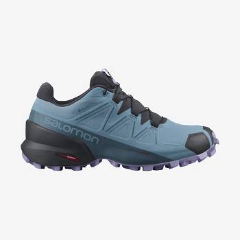 Dámské Trailové Běžecké Boty Salomon SPEEDCROSS 5 GORE-TEX Blankyt | CZ-S1429