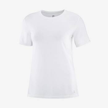 Dámské Tričko Salomon ESSENTIAL TENCEL Bílé | CZ-L1438