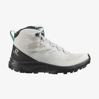 Dámské Turistické Boty Salomon OUTLINE MID GORE-TEX Béžový | CZ-O1637
