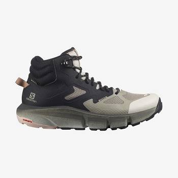 Dámské Turistické Boty Salomon PREDICT HIKE MID GORE-TEX Béžový | CZ-O1931