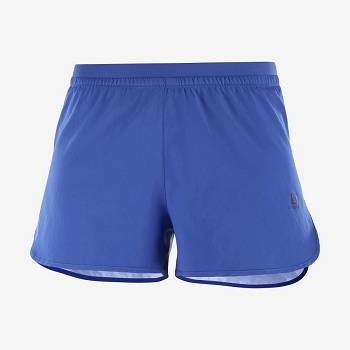Dámské Šortky Salomon CROSS 3'' Tmavě Blankyt | CZ-S1310
